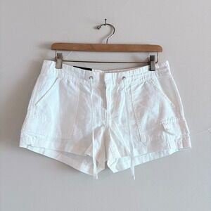 Banana Republic White Cargo Shorts